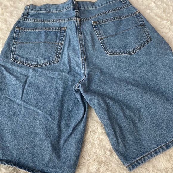 FADED GLORY BLUE JEAN SHORTS 32 - Picture 2 of 5